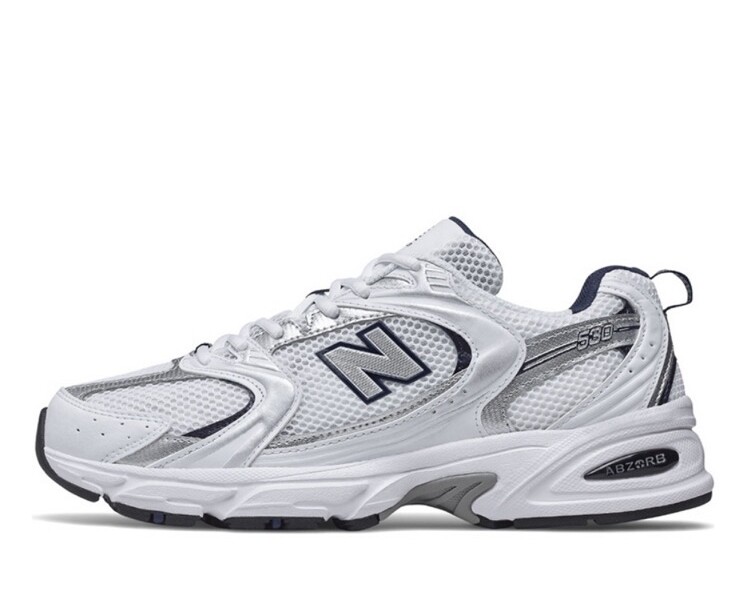 NB Running Shoes Sneakers White Silver MR530SG Men women Comfort