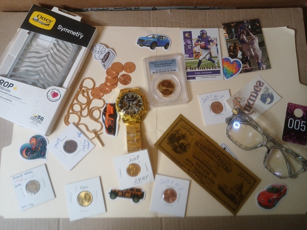 Collectible Junk Drawer Coin Lot 2011s Sacagawea Pr69 1904 Vft Indian Head