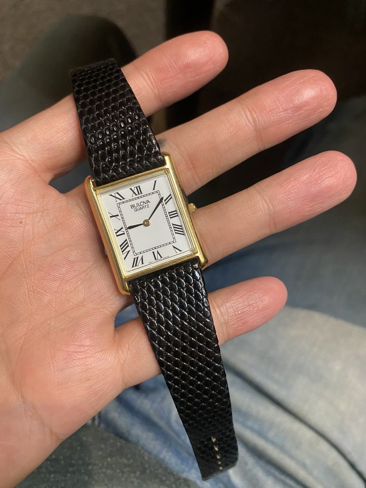 BULOVA tank watch mens vintage- the US duty PAID-Inbox📩 For Better Price