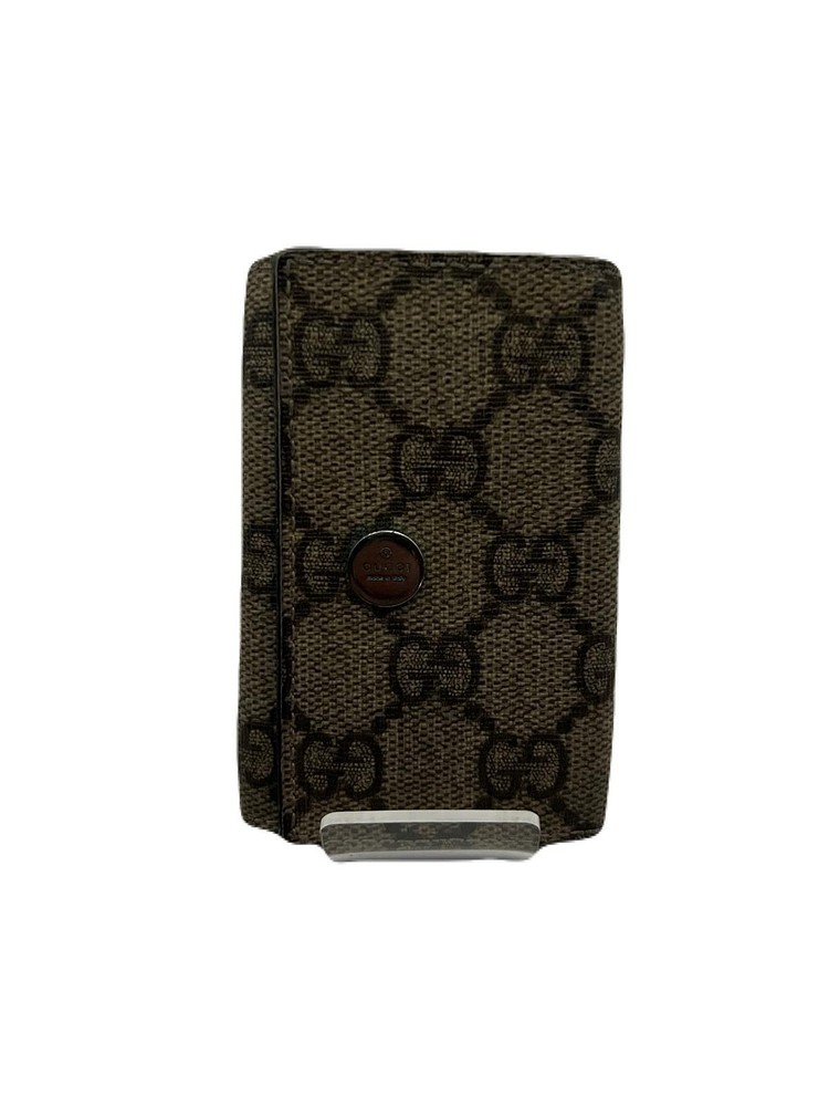 Gucci Leather Key Wallet with 6 Hooks Brown Preowned TB65-5