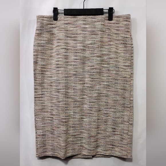 Vintage Est. 1946 Cream Tweed Skirt Women’s Size L Office Casual Comfortable