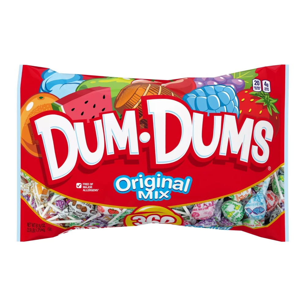 Spangler Dum Dums Original Assorted Flavors Lollipops 360 Count No California Shipping