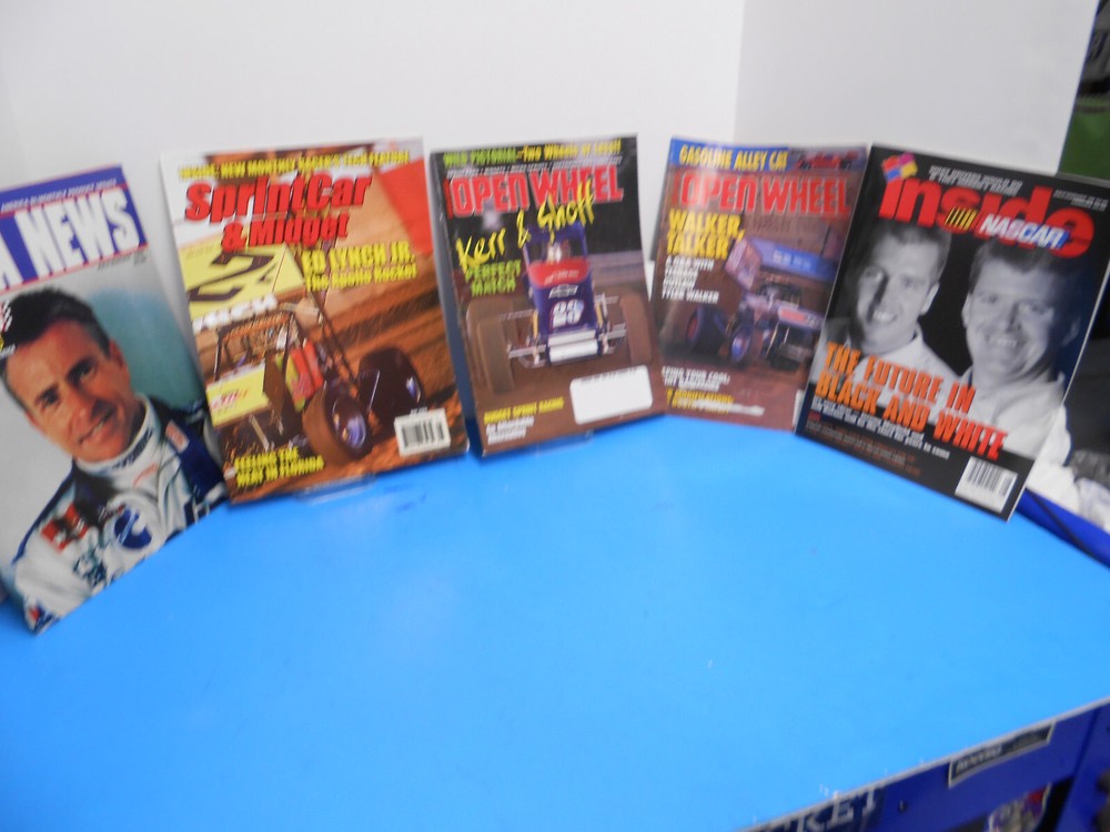 Open Wheel/Inside Nascar/Sprint Car & Midget/RCCA News Magazines Lot