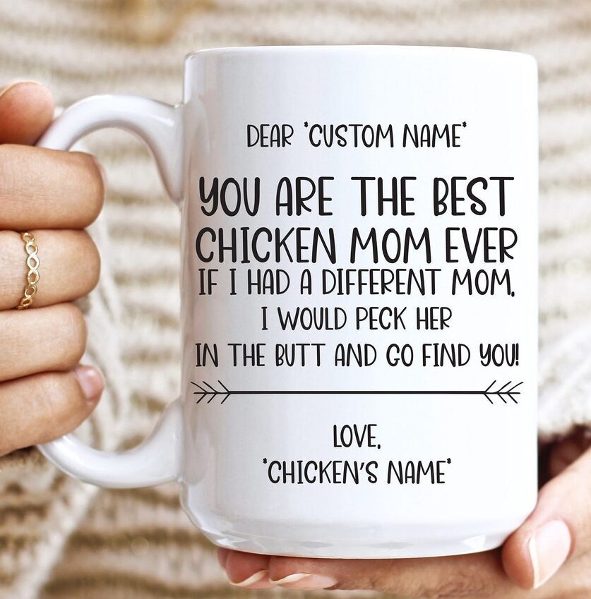 Chicken Mom Mug Chicken Gift Chicken Mug Funny Chicken Lady Gift Chicken Mama