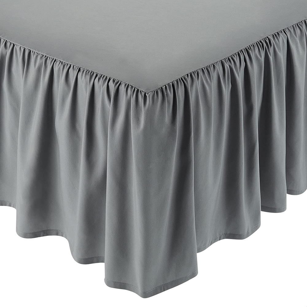 Lightweight Ruffled Microfiber Bed Skirt in Classic Soft Style