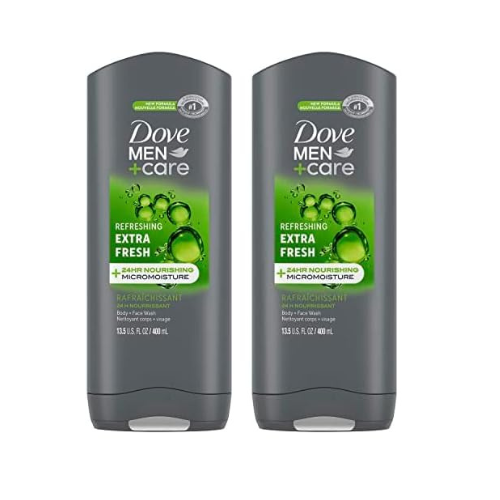 Dove MEN + CARE Extra Fresh Body and Face Wash for Healthy Skin