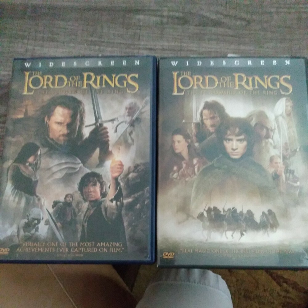 The Lord of the Rings: Fellowship of the Ring & Return of the King