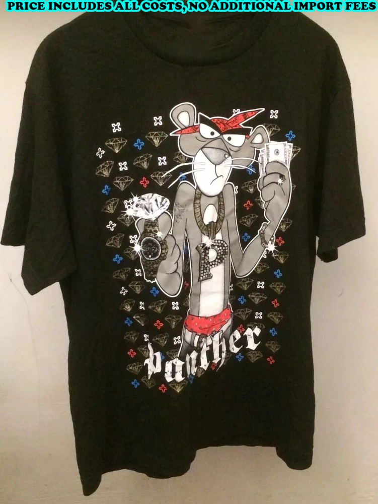 The Pink Panther Cartoon T-shirt All Size S to 5XL BA271 FREE SHIPPING