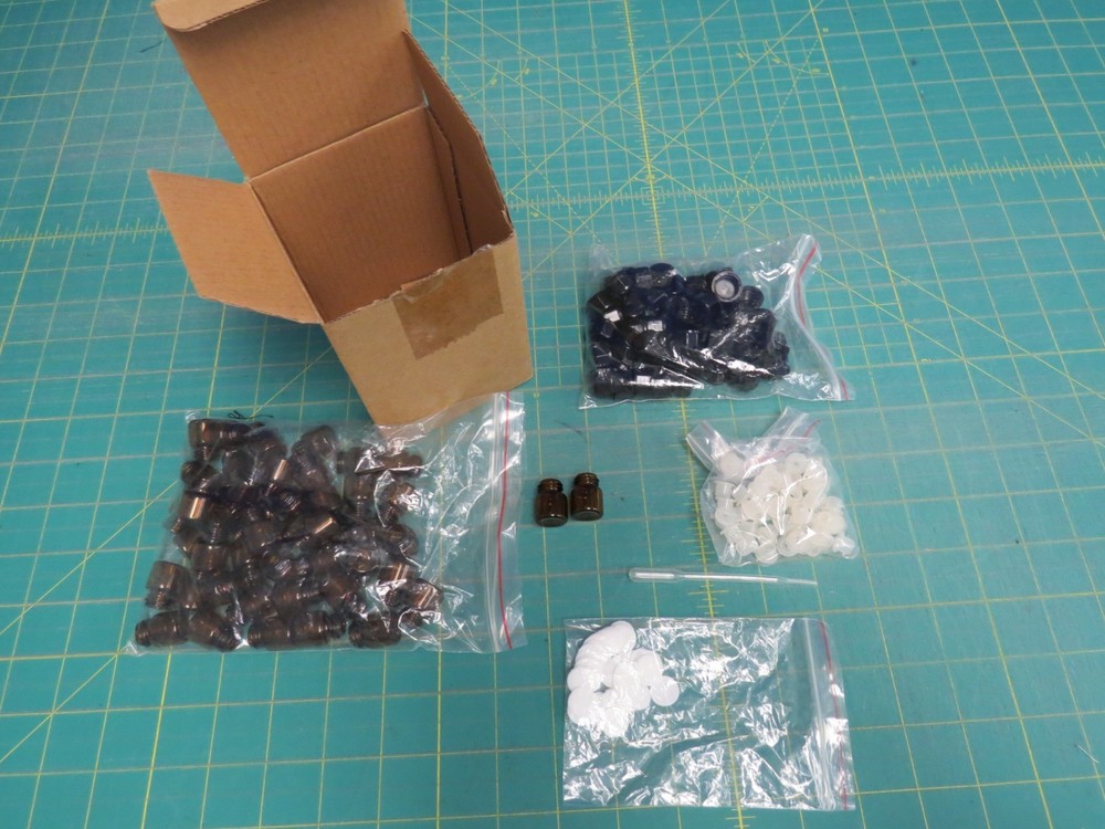 Essential Oil 1/4 dram (1 ml) Sample Bottles 50 Pack Mini Amber