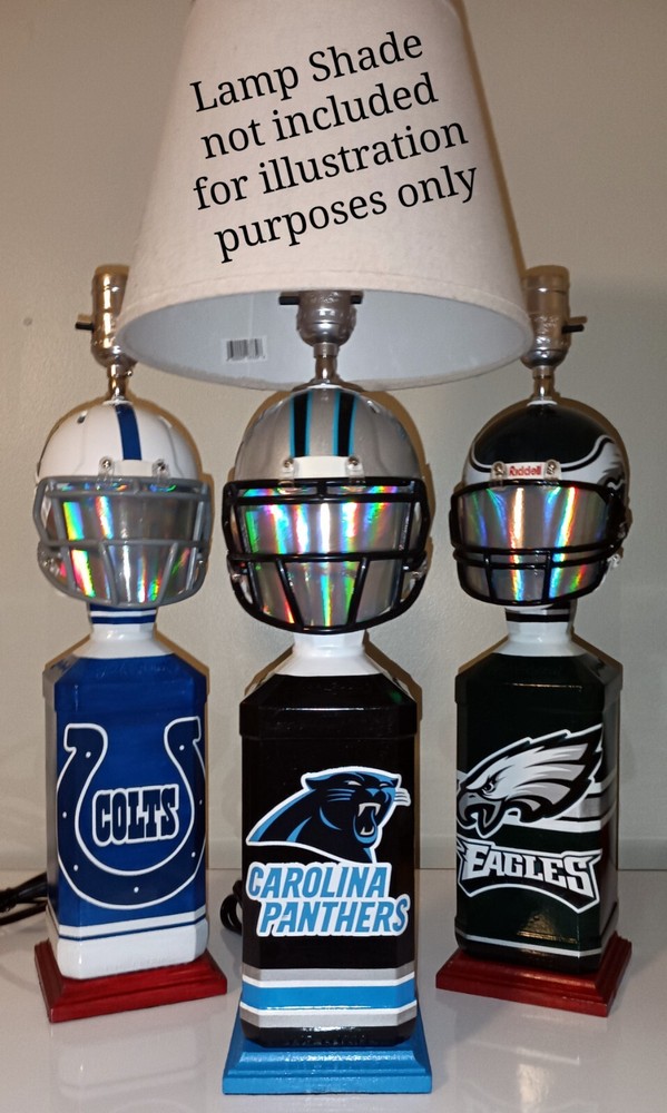Carolina Panthers Lamp Handcrafted