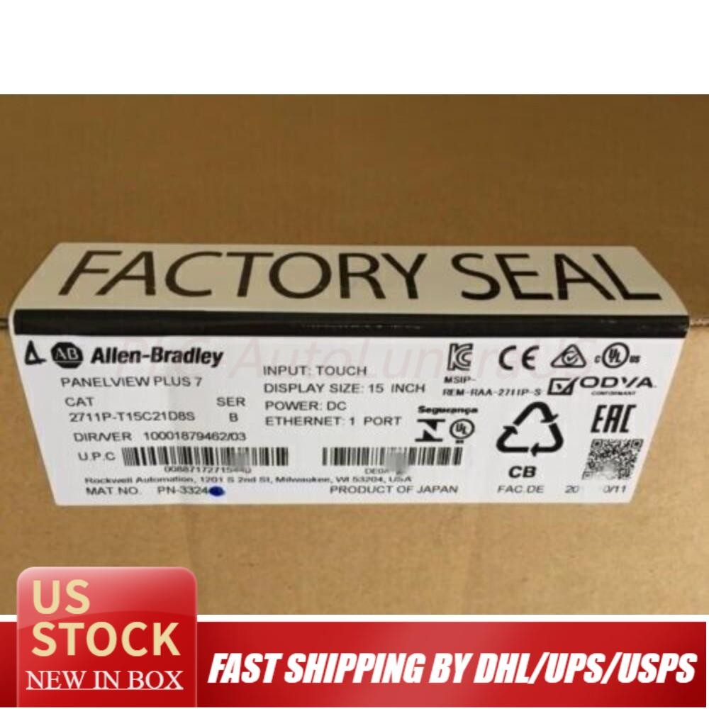 box AB 2711P-T15C21D8S HMI PanelView Plus 7 Standard Terminal US Free Tax