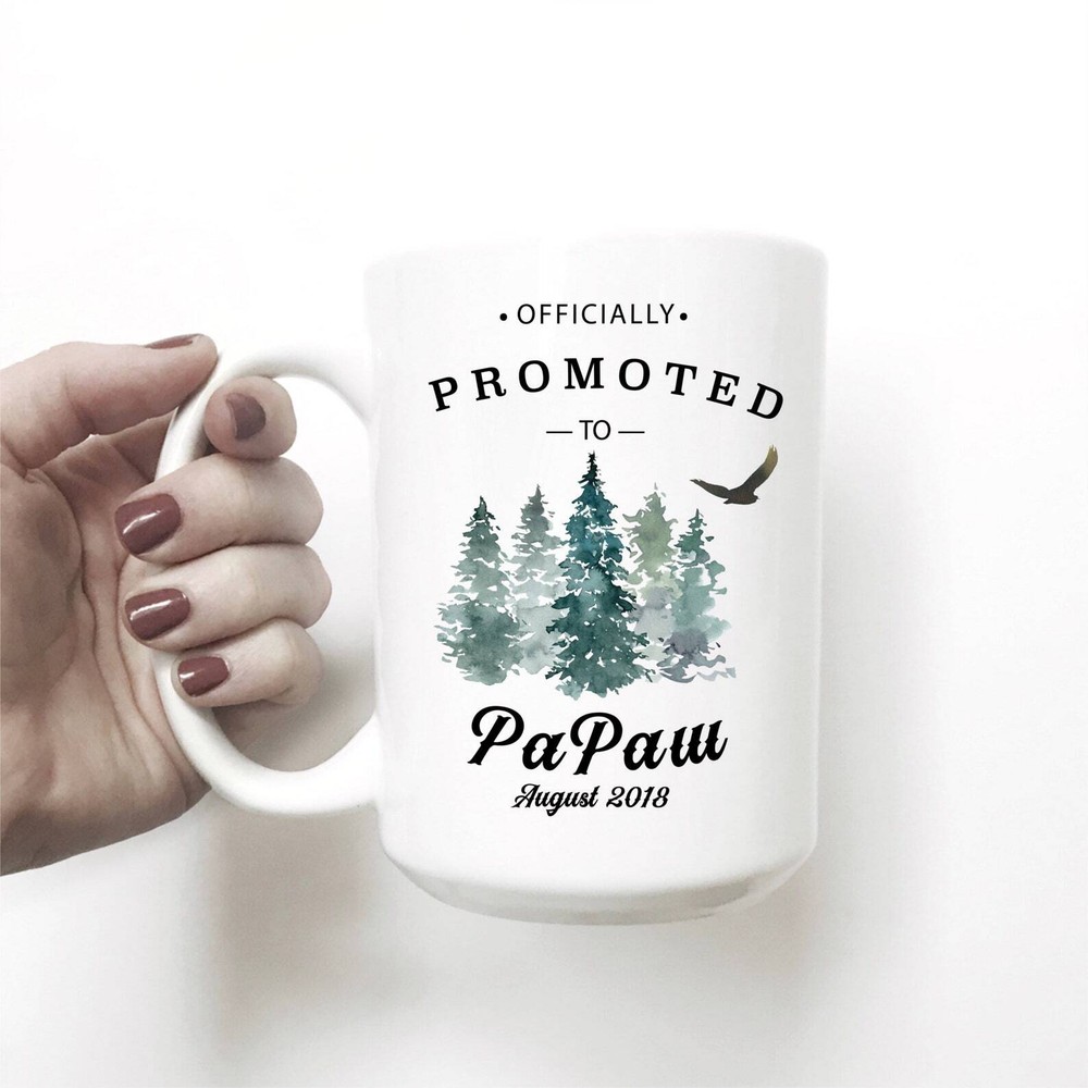 Papaw Mug Personalized Papaw Grandpa Present Mug New Grandpa Grandpa Coffee Mug