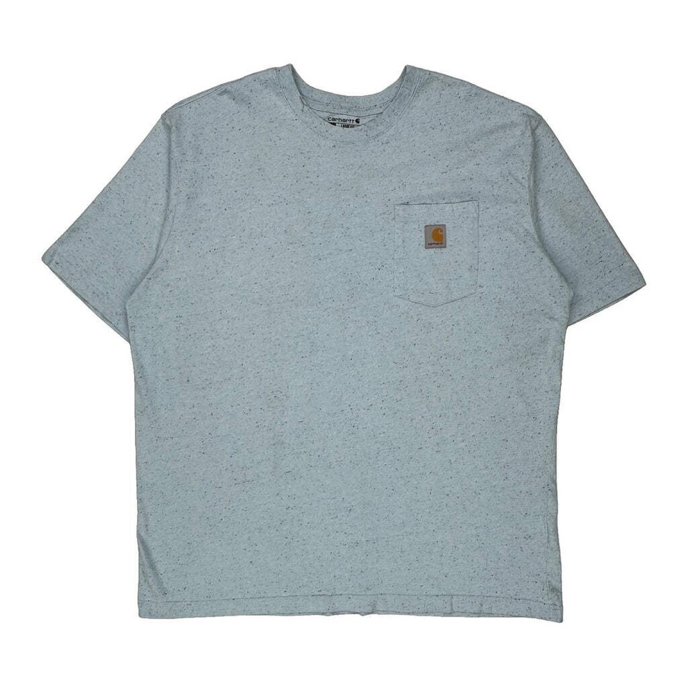 Carhartt T-Shirt - XL Blue Cotton