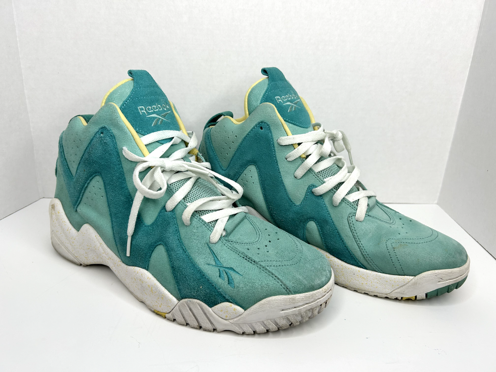 Reebok Kamikaze II Mens Basketball Shoes Teal Easter M40341 Size 13