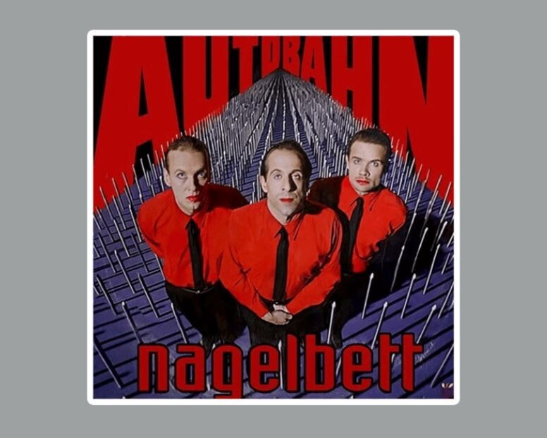 The Big Lebowski Autobahn Album Cover Die Cut Glossy Vinyl Sticker