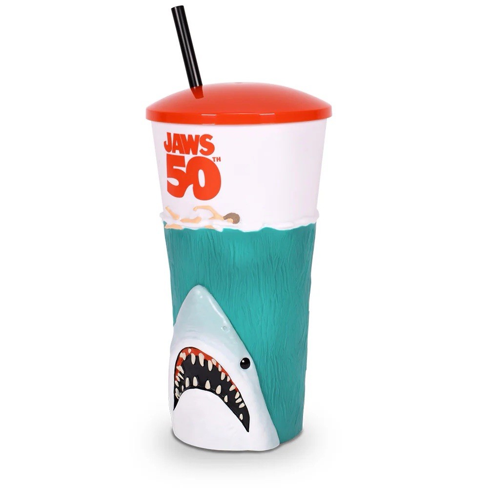 AMC Jaws 50th Anniversary 40 oz Tumbler Cup Sealed New