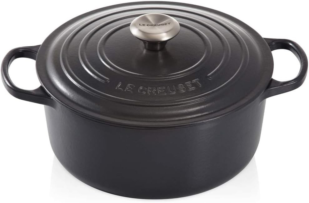 Le Creuset Signature Enamelled Cast Iron Round Casserole Dish With Lid, 24 cm,