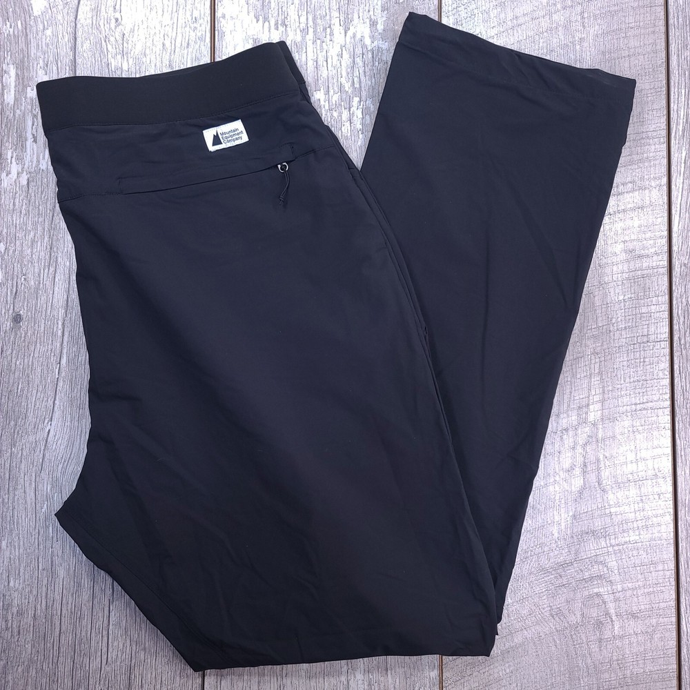 MEC Mens Ridgewalk Pants Size Large Black Lightweight Outdoor Performance