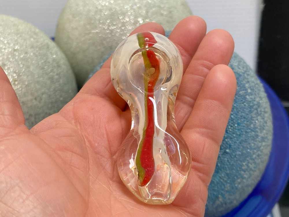 Collectible Thick Glass Handmade Tobacco Smoking Pipes Made in USA