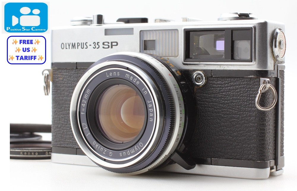 🎦VIDEO👀✨MINT✨ Olympus 35SP Rangefinder 35mm Film Camera 42mm f1.7 From JAPAN