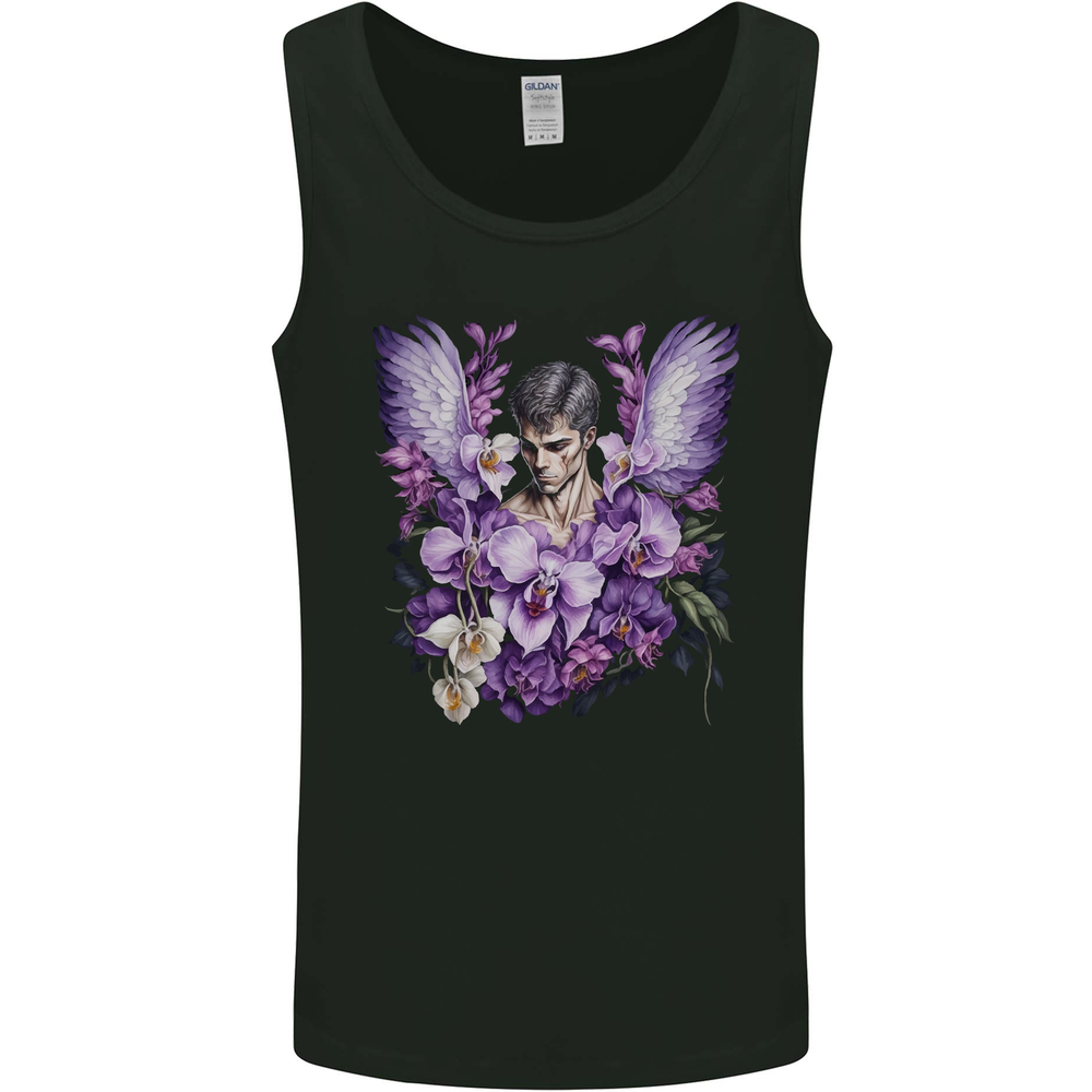 The Archangel Michael Gothic Goth Angel Mens Vest Tank Top