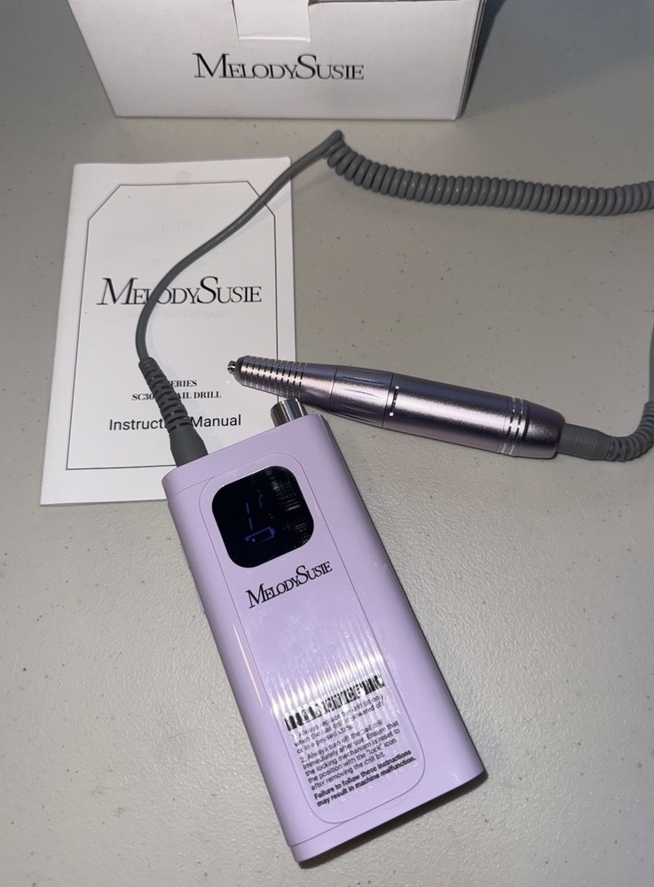 MelodySusie Professional Cordless Rechargeable Nail Drill Model SC300F