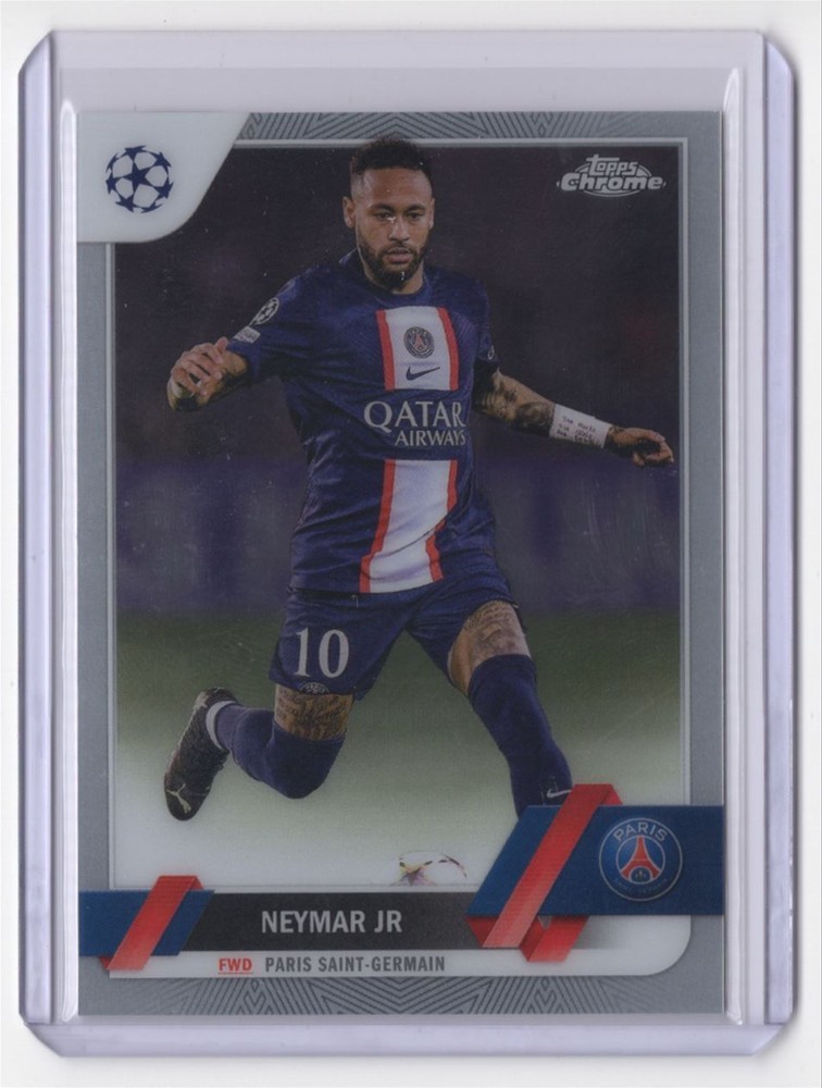 2022 Topps Chrome UEFA Club Competitions Neymar Jr Paris Saint-Germain #10