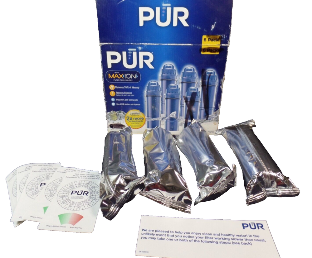 NEW PUR CRF-950Z Water Pitcher Replacement Filter  Pack of 4 - New open Box