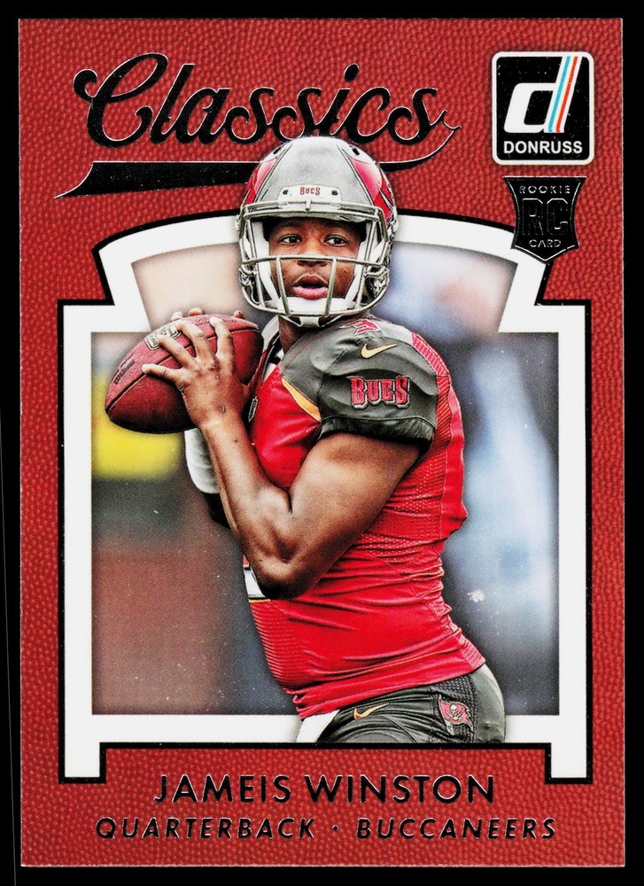 Jameis Winston 2015 Donruss Red Foil Tampa Bay Buccaneers NFL Card No.255