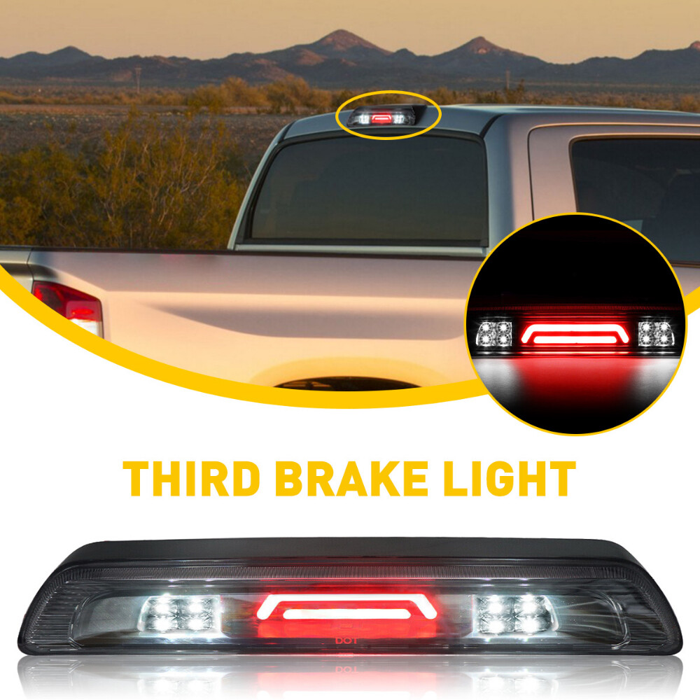 LED Smoke 3rd Brake Light for 2007-2018 Toyota Tundra Cargo Tail