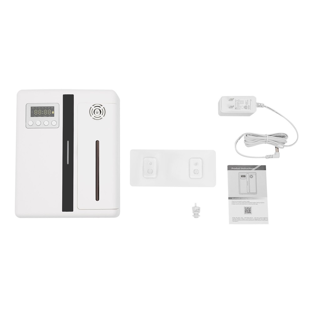 White Aroma Diffuser – Low Noise Essential Oil Fragrance Machine for Home