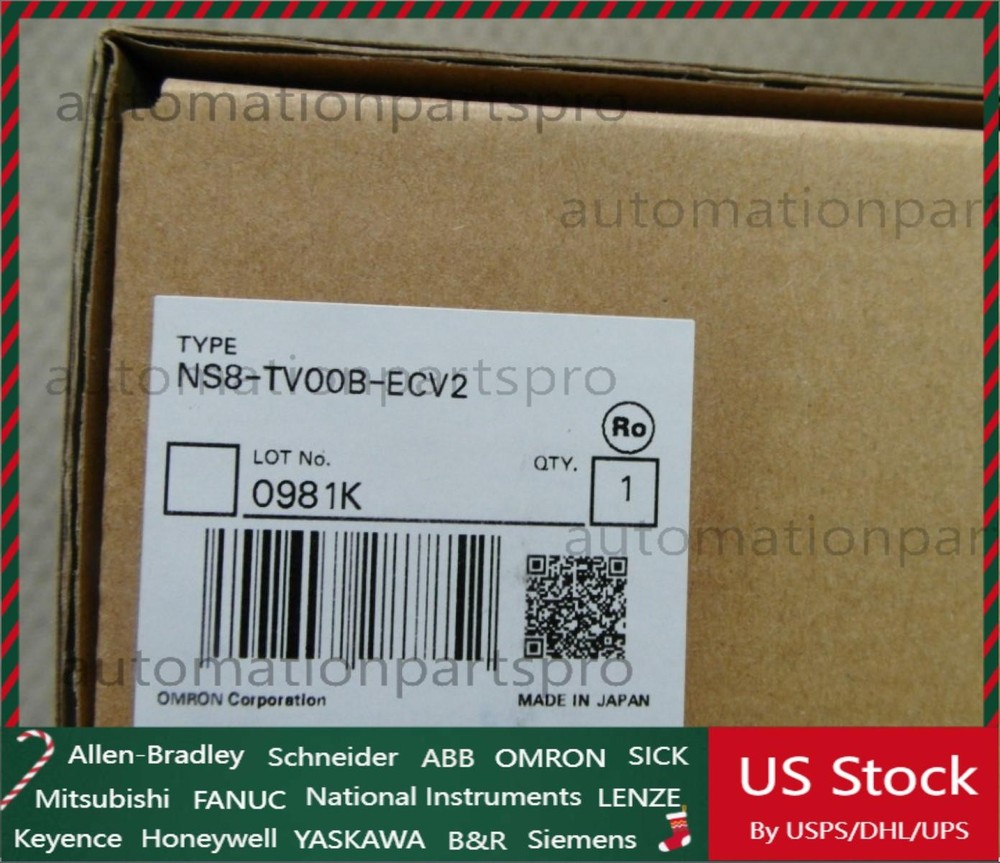 New In Box OMRON NS8-TV00B-ECV2 Touch Screen  US Free TAX