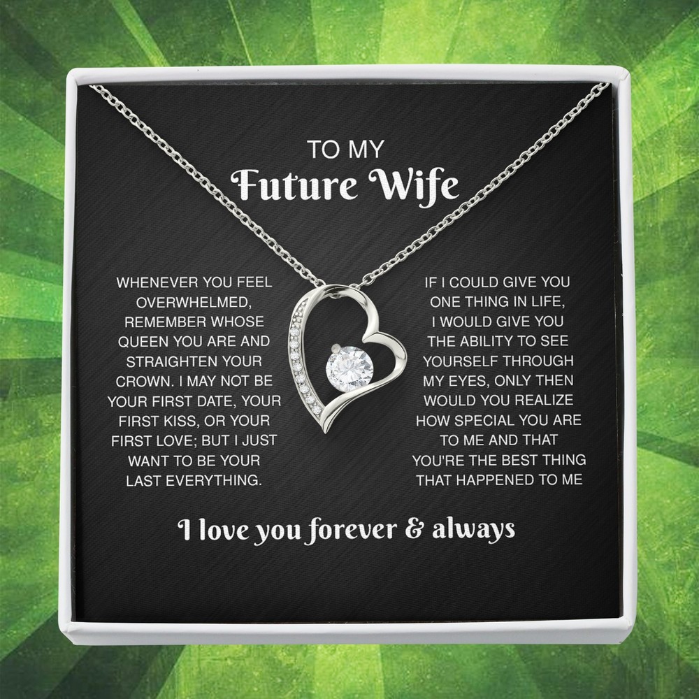 To My Future Wife Necklace Gift for Soulmate Anniversary or Birthday