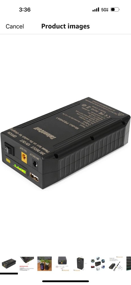 TalentCell 24V Lithium ion Battery PB240A1 Rechargeable 22400mAh 82.88Wh - New