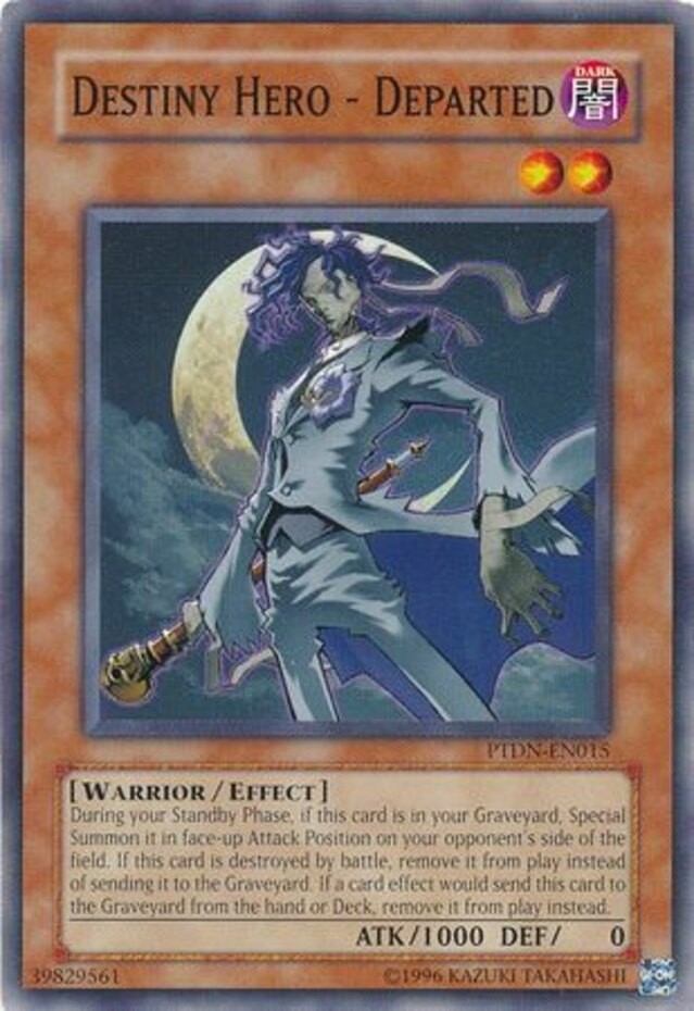 Destiny Hero Departed PTDN-EN015 Common Unlimited NM Yugioh Card