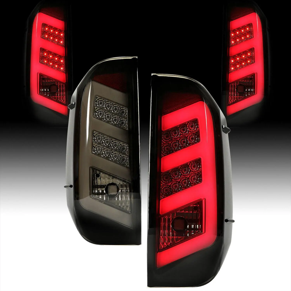 Tail Lights Smoke LED For Toyota Tundra 2014-2021 Rear Brake Replacement Lamps