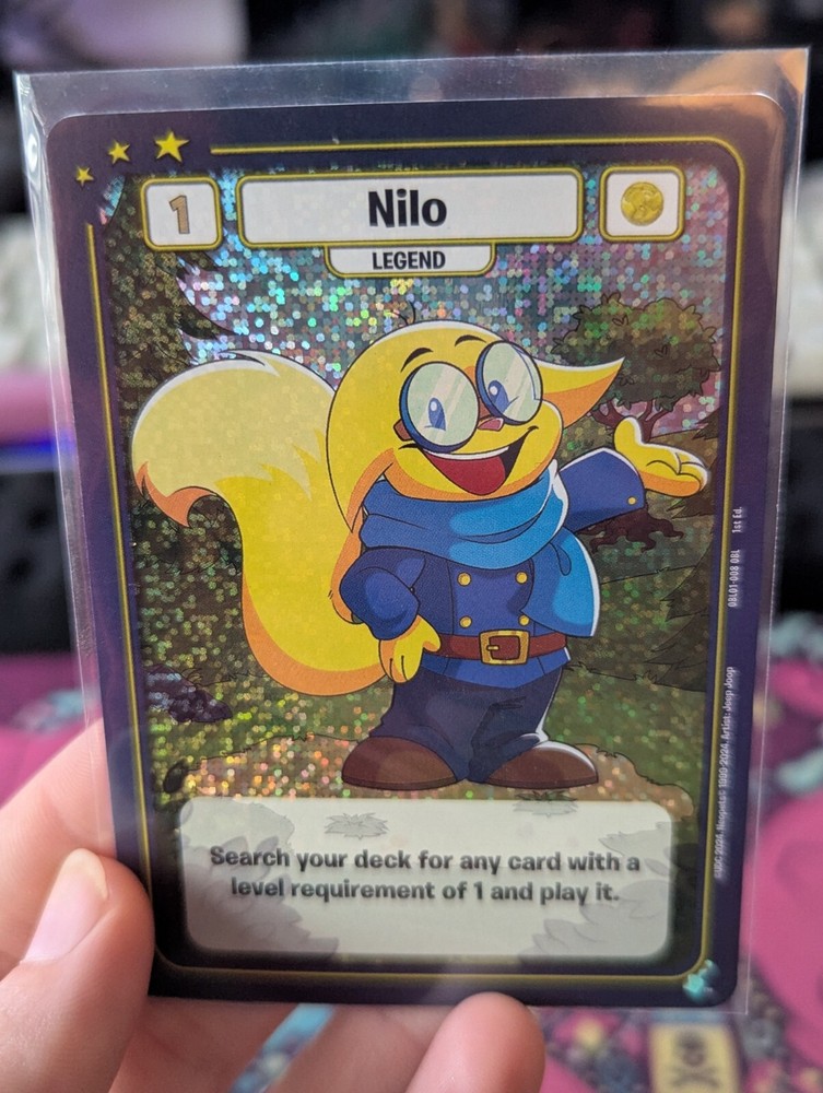 Nilo (S1 OBL PROMO FOIL) 2024 Neopets TCG - defenders of neopia, 1st Edition