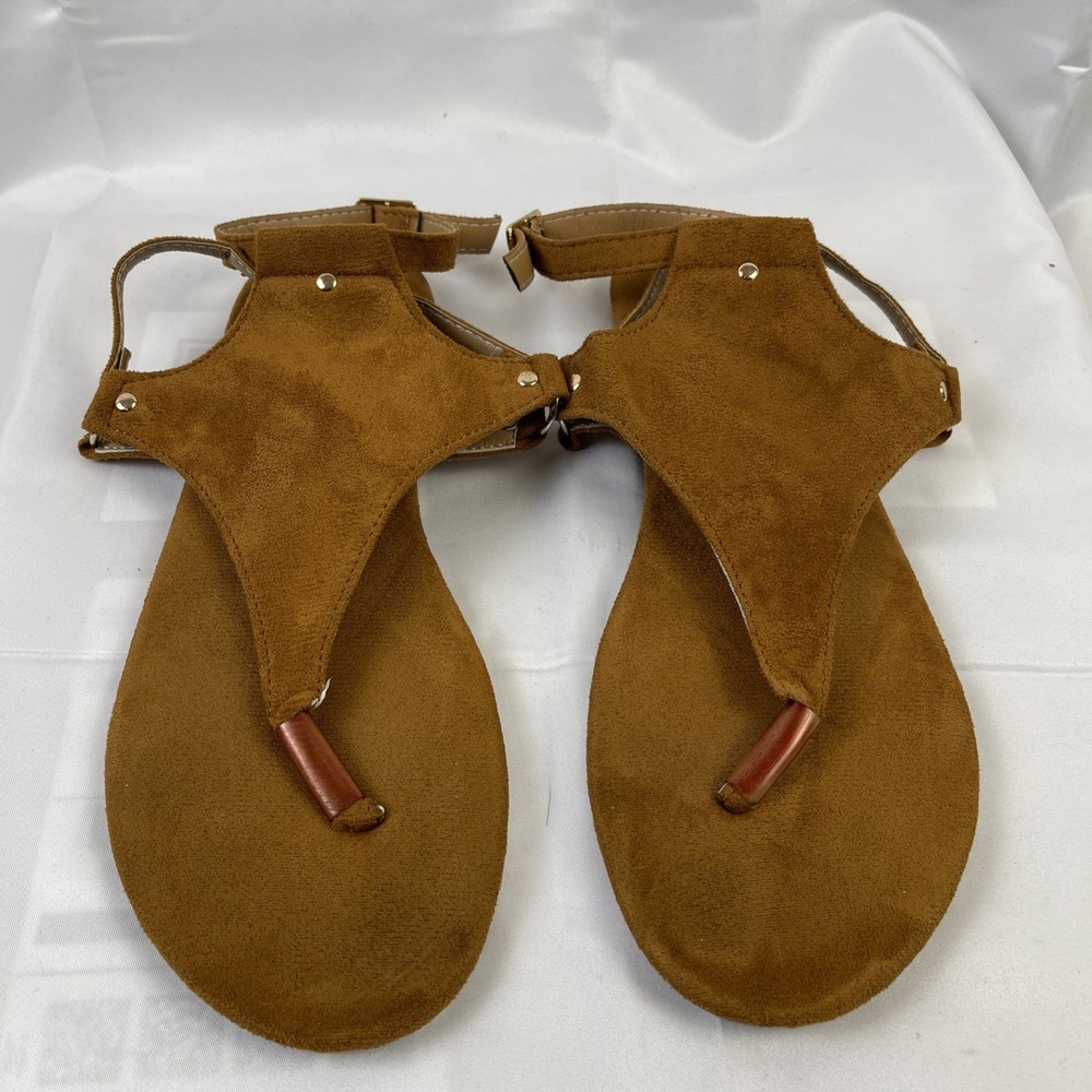 Women's Open Toe Sz11 Thong Sandals Fllip Flop Ankle Flat Strap Shoes