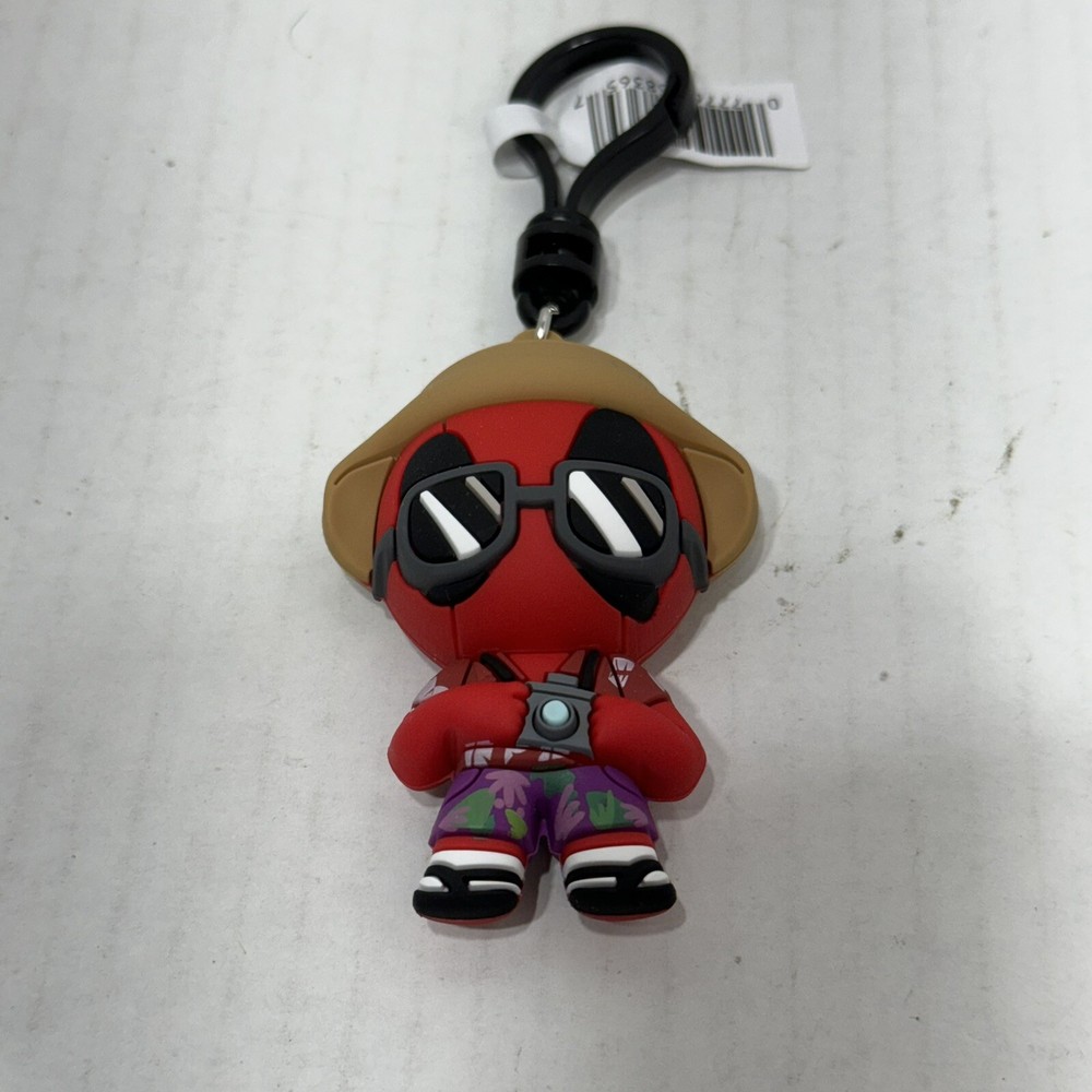 Marvel Deadpool Tourist Collectible Figural Bag Clip Series 6 Exclusive Monogram