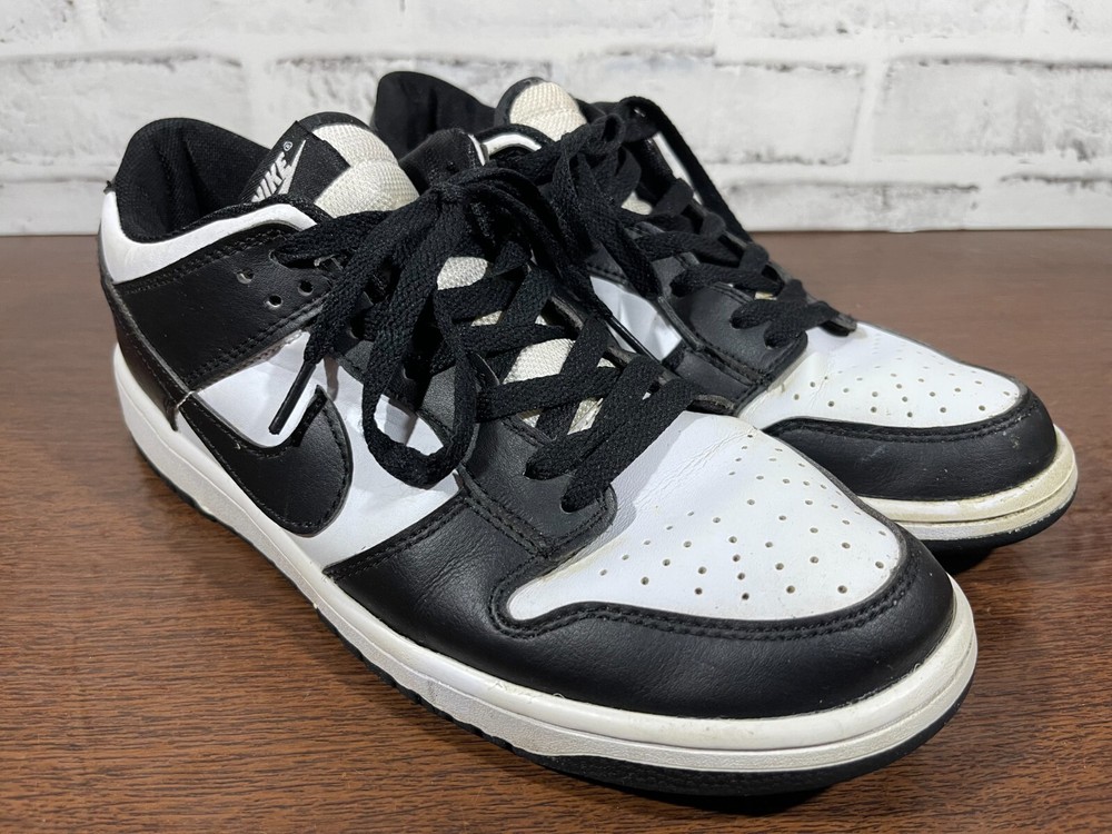 Nike Panda Dunk Low Black White 904234-001 - Men's Size 10 - Preowned No Insoles