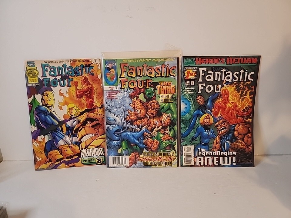 LOT OF 3  FANTASTIC FOUR