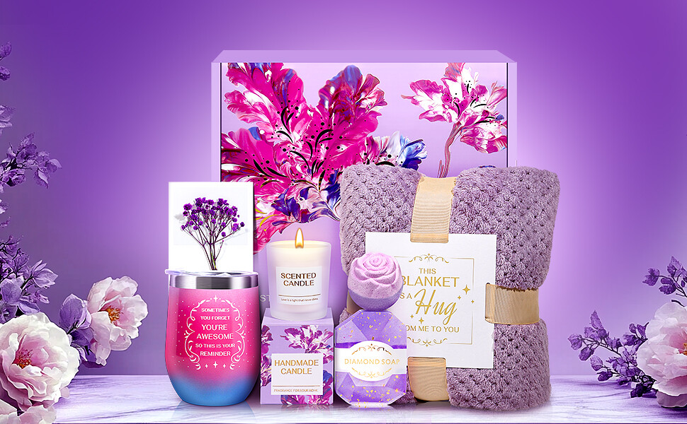 Valentines Day Gifts for Her, Women, Girlfriend, Wife, Gift Basket-image