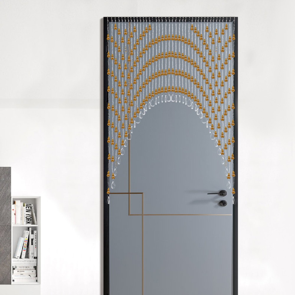 Beaded Door Curtain Hanging Door Beads Curtain Bedroom Bead Partition Curtain