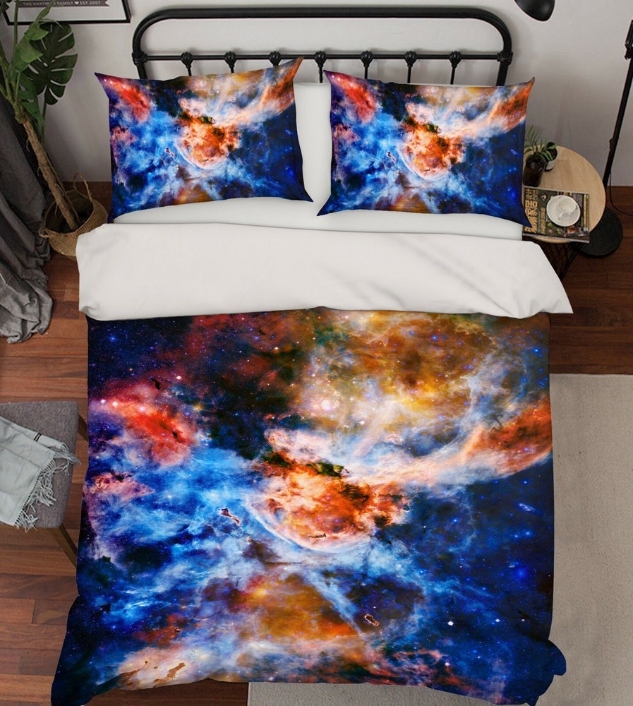 3D Blue Cloud ZHUA3465 Bed Pillowcases Quilt Duvet Cover Set Queen King Zoe