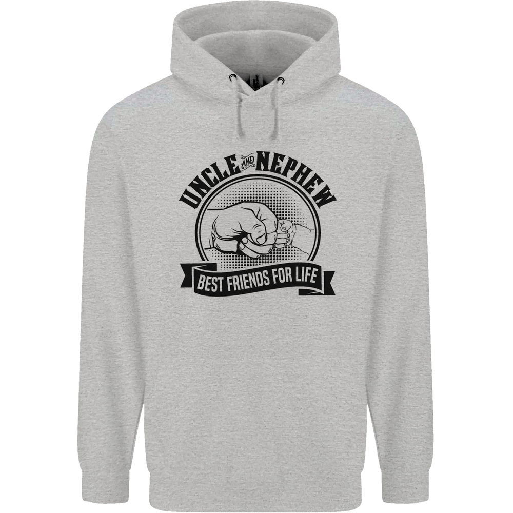 Uncle & Nephew Best Friends Uncles Day Mens 80% Cotton Hoodie