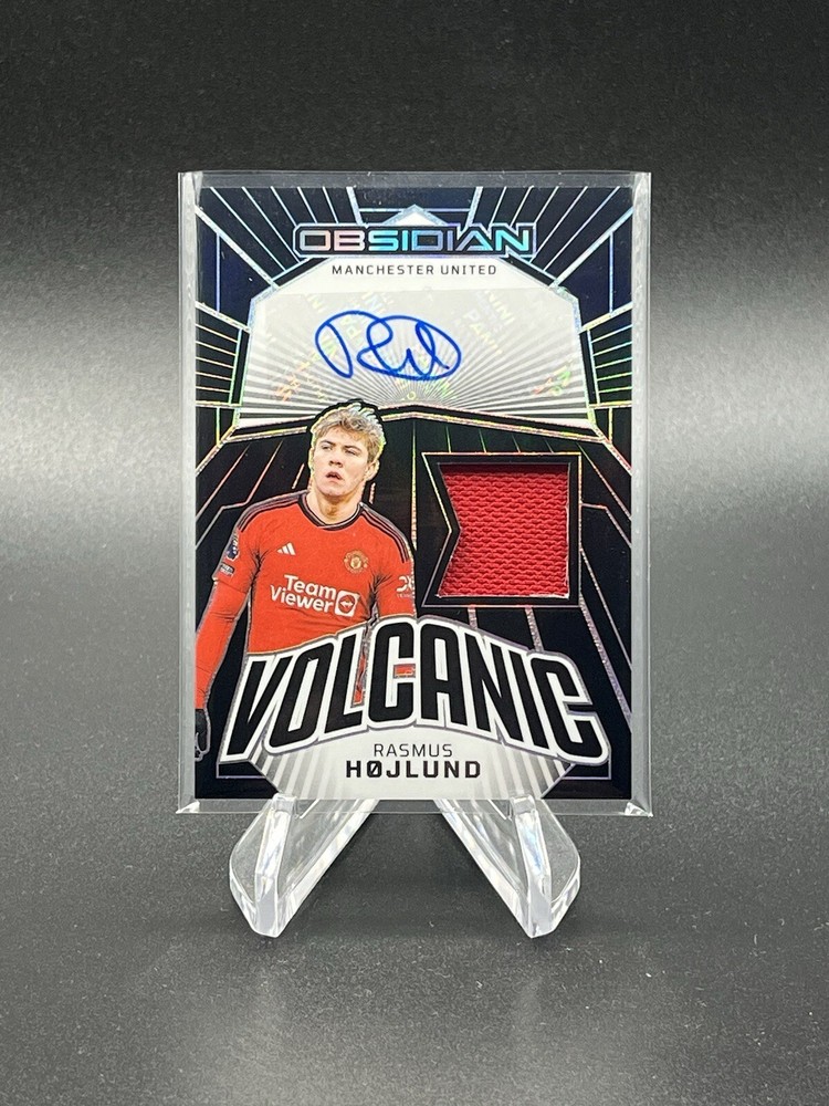 2023-24 Obsidian Volcanic Rasmus Hojlund  Auto Patch /99 Manchester United