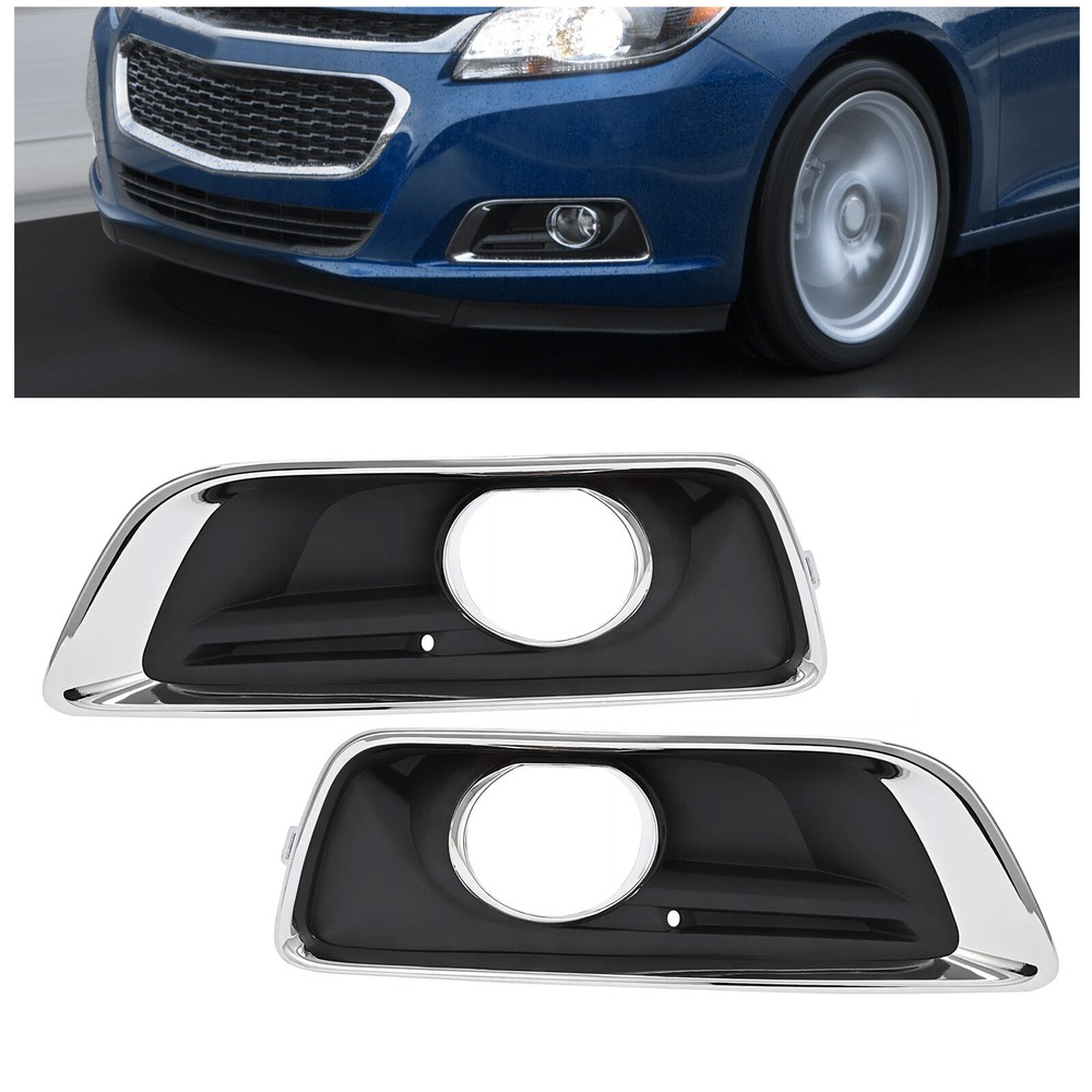 For Chevy Malibu 2013 2014 2015 & 2016 Limited Fog Light Cover Grille Bezel Pair