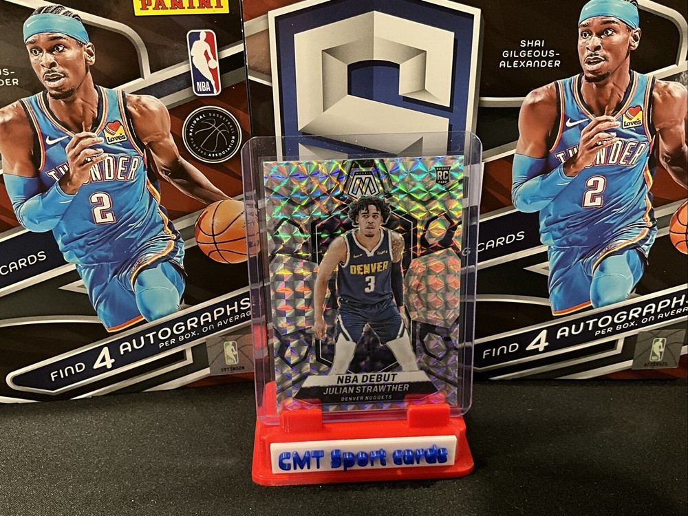 2023-24 Panini Mosaic Julian Strawther NBA Rookie Prizm RC Debut  