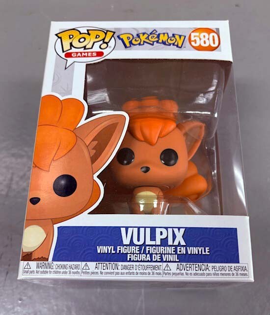New Funko Pop Pokemon 580 Vulpix Vinyl Figure Vaulted Collectible
