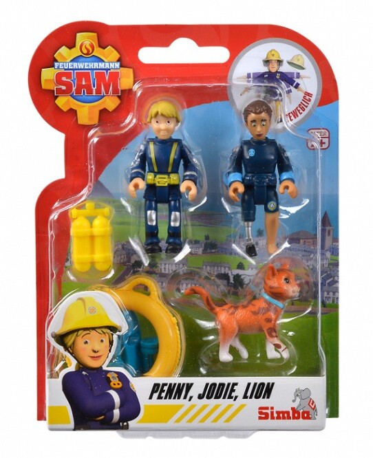 Simba 109252515 Sam Figurines Double Pack IV with Penny Jodie and Lion
